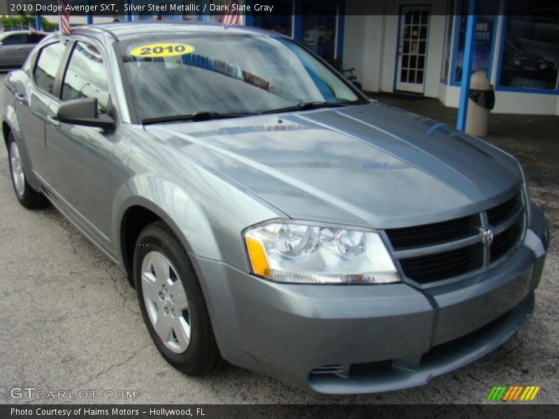 Silver Steel Metallic / Dark Slate Gray 2010 Dodge Avenger SXT