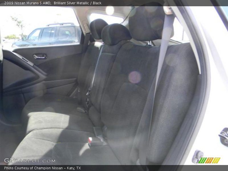 Brilliant Silver Metallic / Black 2009 Nissan Murano S AWD