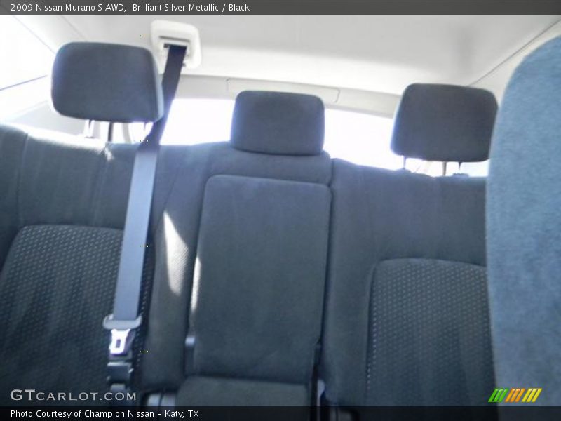 Brilliant Silver Metallic / Black 2009 Nissan Murano S AWD