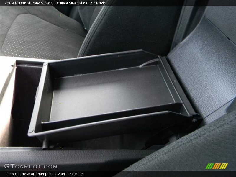 Brilliant Silver Metallic / Black 2009 Nissan Murano S AWD