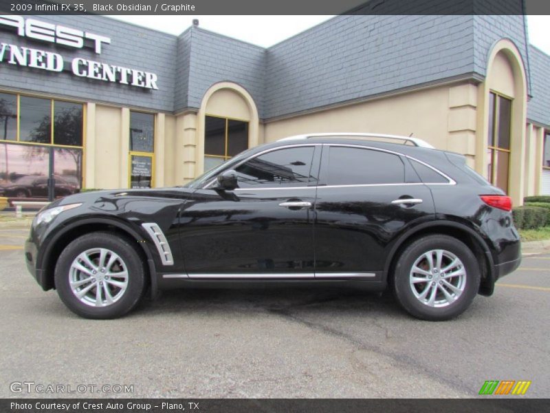 Black Obsidian / Graphite 2009 Infiniti FX 35