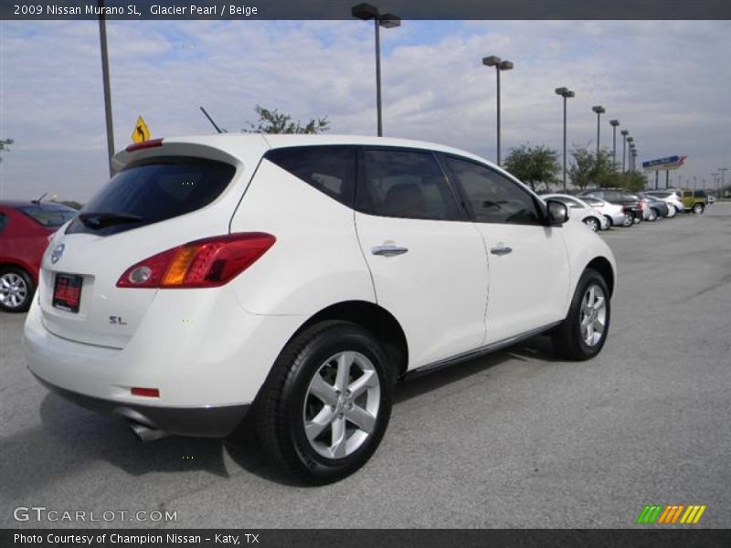 Glacier Pearl / Beige 2009 Nissan Murano SL