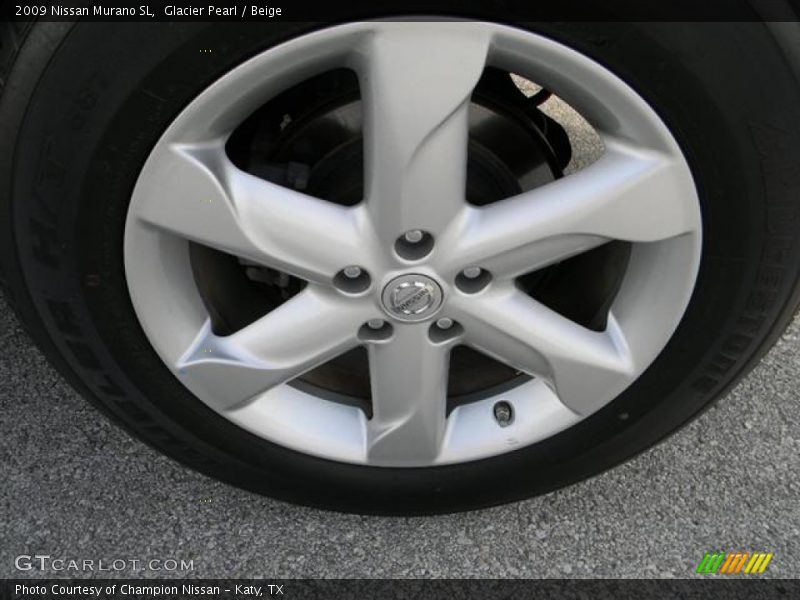 Glacier Pearl / Beige 2009 Nissan Murano SL