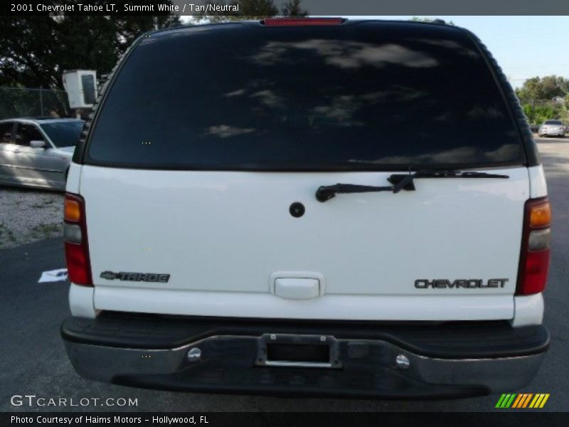 Summit White / Tan/Neutral 2001 Chevrolet Tahoe LT