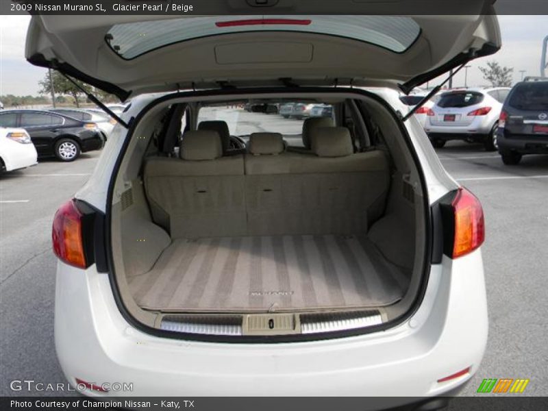 Glacier Pearl / Beige 2009 Nissan Murano SL