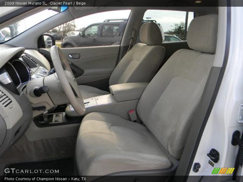 Glacier Pearl / Beige 2009 Nissan Murano SL