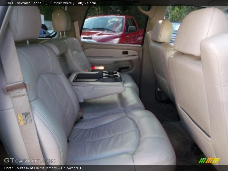 Summit White / Tan/Neutral 2001 Chevrolet Tahoe LT