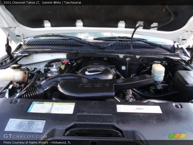 Summit White / Tan/Neutral 2001 Chevrolet Tahoe LT