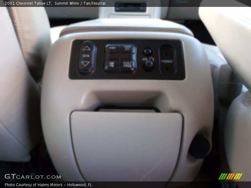 Summit White / Tan/Neutral 2001 Chevrolet Tahoe LT