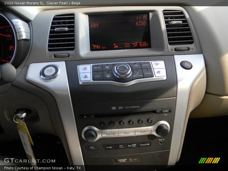 Glacier Pearl / Beige 2009 Nissan Murano SL