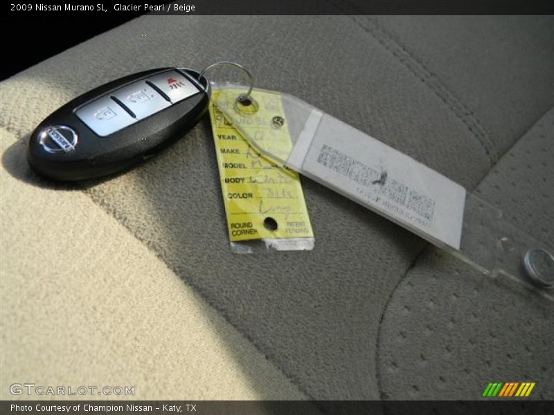 Glacier Pearl / Beige 2009 Nissan Murano SL