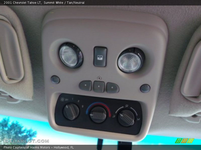 Summit White / Tan/Neutral 2001 Chevrolet Tahoe LT