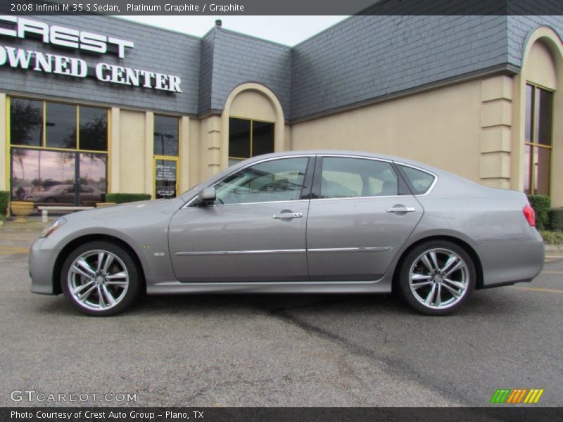 Platinum Graphite / Graphite 2008 Infiniti M 35 S Sedan