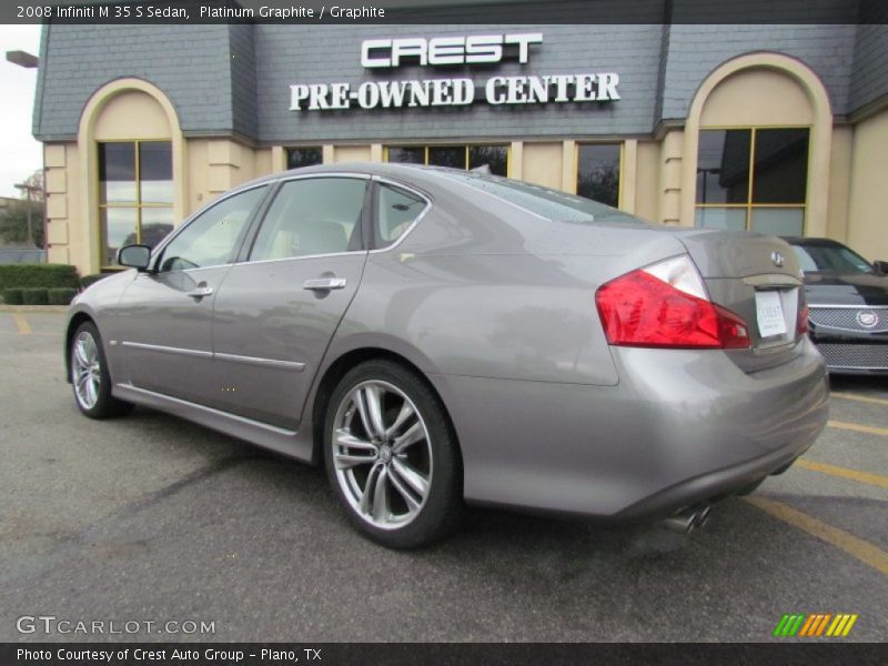 Platinum Graphite / Graphite 2008 Infiniti M 35 S Sedan