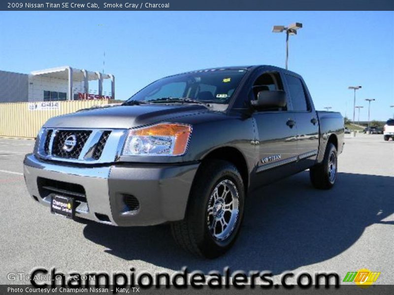 Smoke Gray / Charcoal 2009 Nissan Titan SE Crew Cab