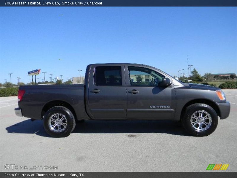 Smoke Gray / Charcoal 2009 Nissan Titan SE Crew Cab