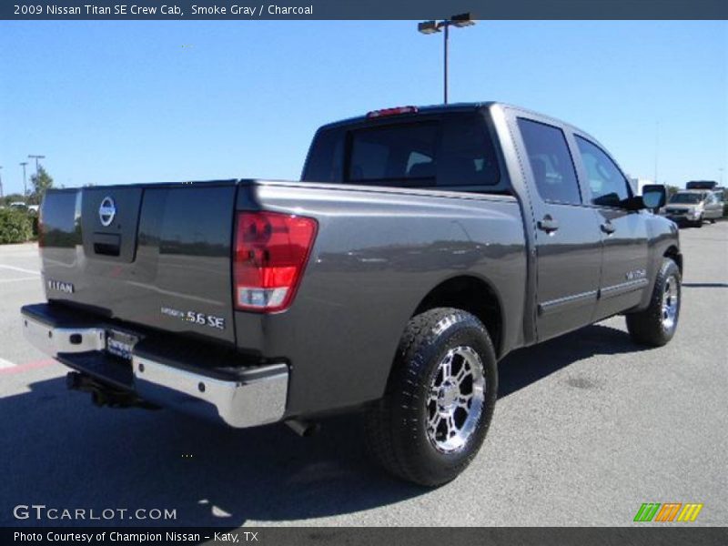 Smoke Gray / Charcoal 2009 Nissan Titan SE Crew Cab