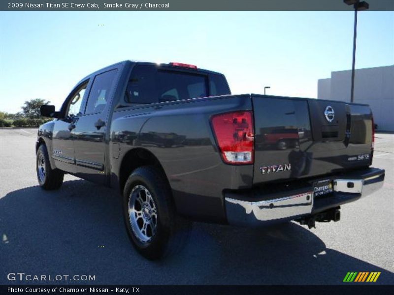 Smoke Gray / Charcoal 2009 Nissan Titan SE Crew Cab