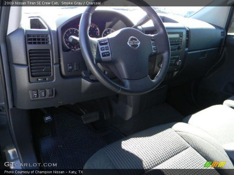 Smoke Gray / Charcoal 2009 Nissan Titan SE Crew Cab