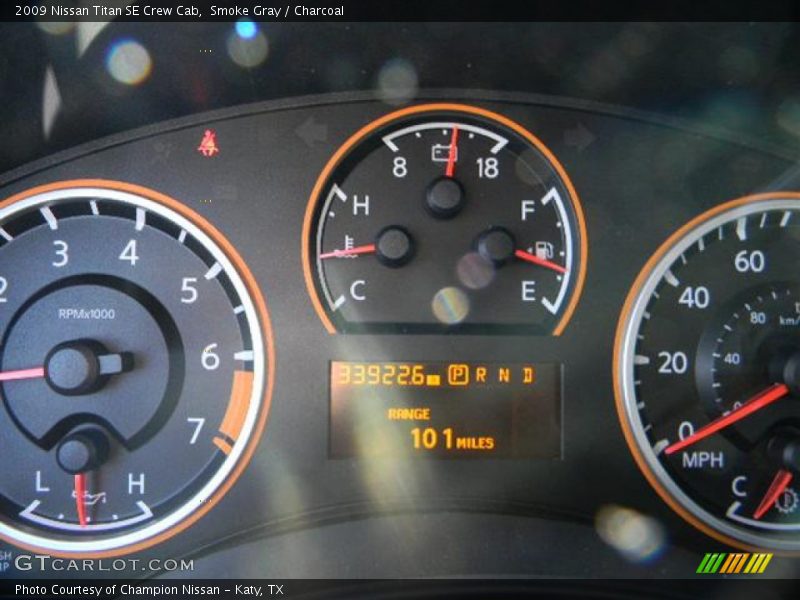 Smoke Gray / Charcoal 2009 Nissan Titan SE Crew Cab