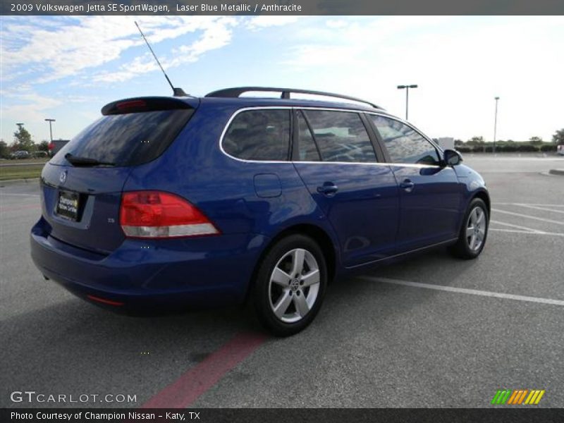 Laser Blue Metallic / Anthracite 2009 Volkswagen Jetta SE SportWagen