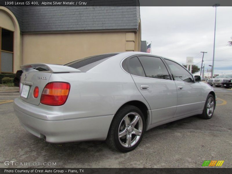 Alpine Silver Metalic / Gray 1998 Lexus GS 400