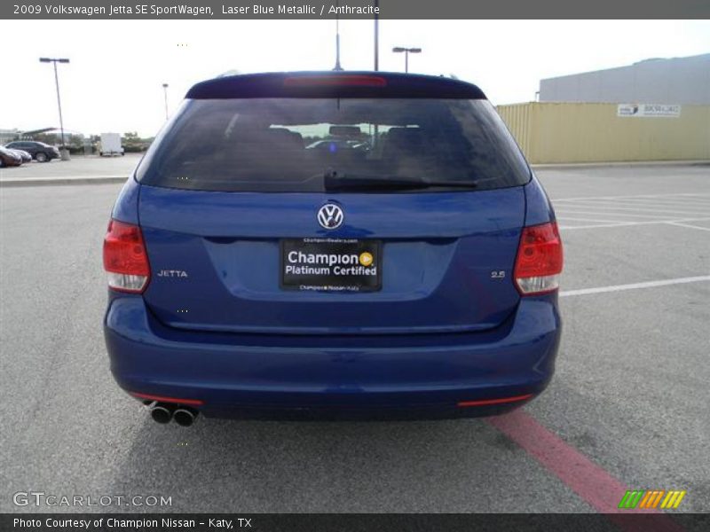 Laser Blue Metallic / Anthracite 2009 Volkswagen Jetta SE SportWagen
