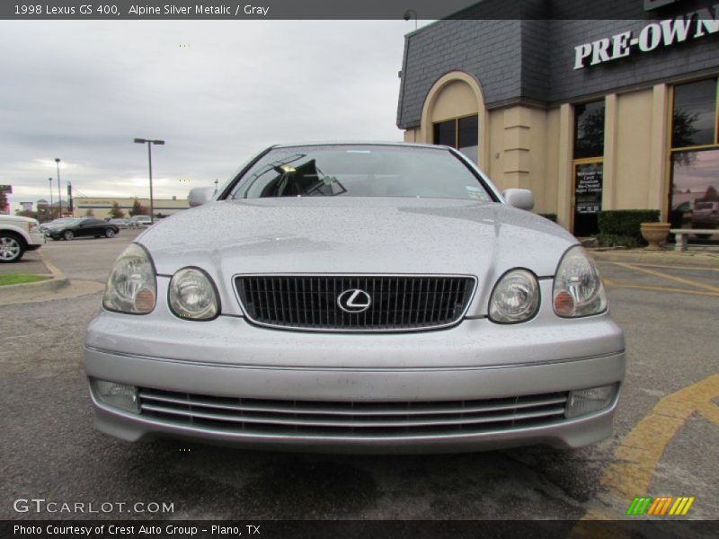 Alpine Silver Metalic / Gray 1998 Lexus GS 400