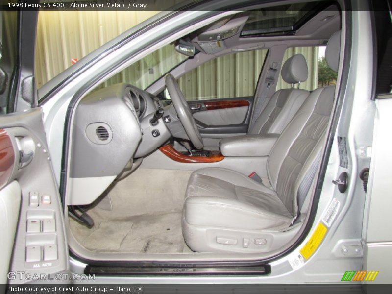 Alpine Silver Metalic / Gray 1998 Lexus GS 400