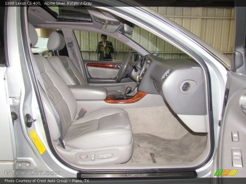 Alpine Silver Metalic / Gray 1998 Lexus GS 400