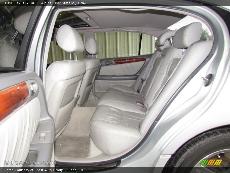 Alpine Silver Metalic / Gray 1998 Lexus GS 400