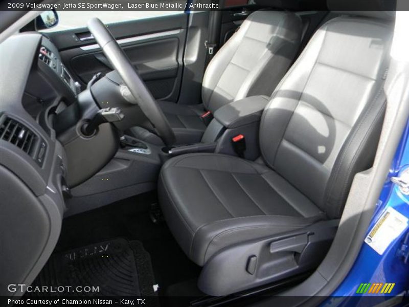 Laser Blue Metallic / Anthracite 2009 Volkswagen Jetta SE SportWagen