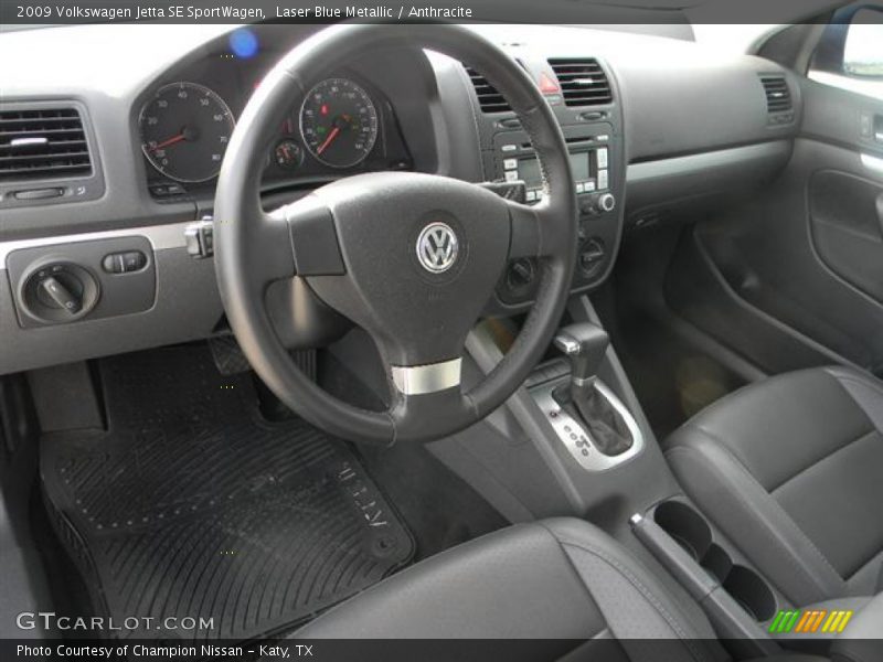 Laser Blue Metallic / Anthracite 2009 Volkswagen Jetta SE SportWagen