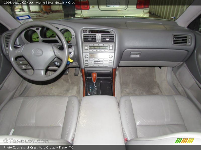 Alpine Silver Metalic / Gray 1998 Lexus GS 400