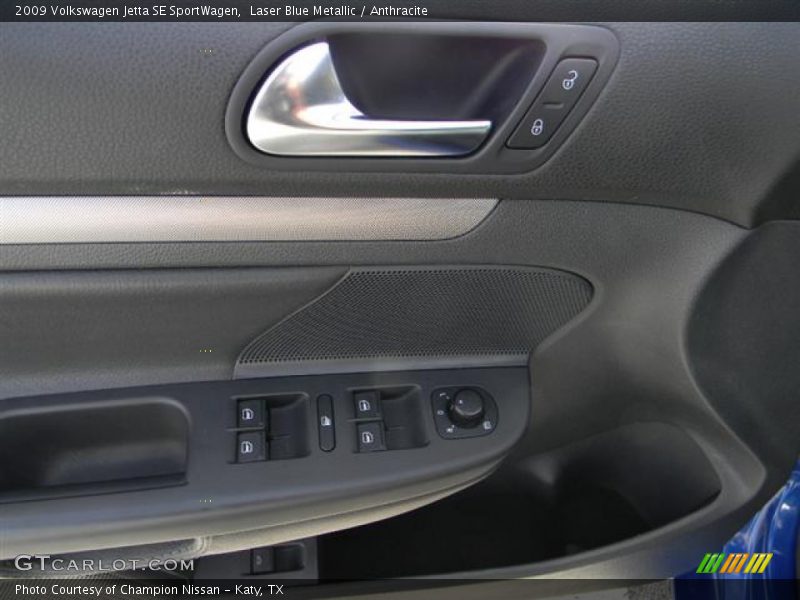 Laser Blue Metallic / Anthracite 2009 Volkswagen Jetta SE SportWagen