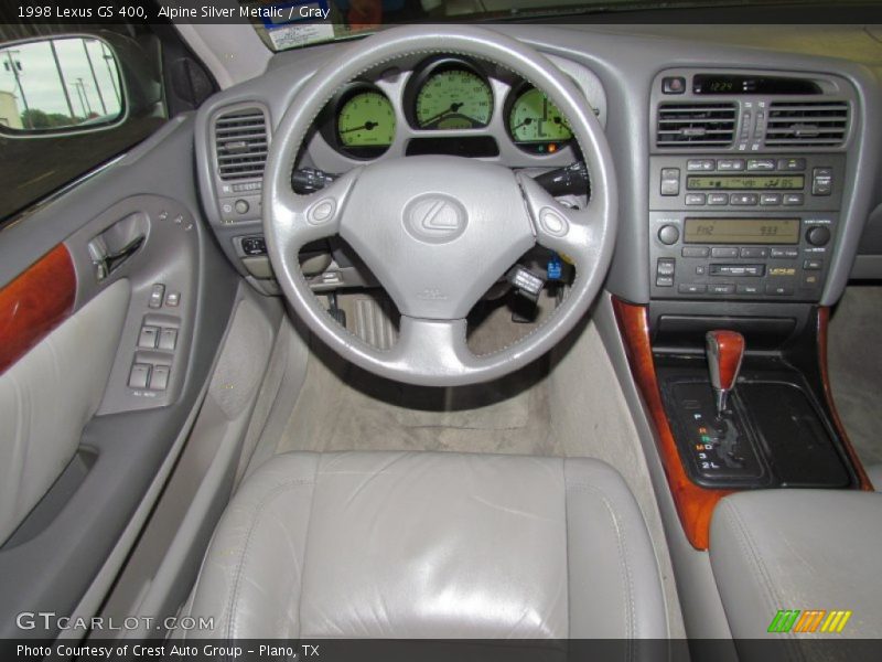Alpine Silver Metalic / Gray 1998 Lexus GS 400