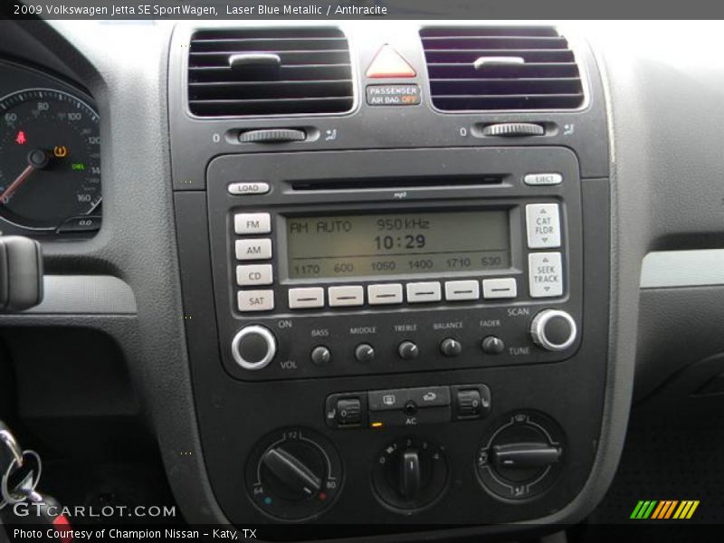 Laser Blue Metallic / Anthracite 2009 Volkswagen Jetta SE SportWagen