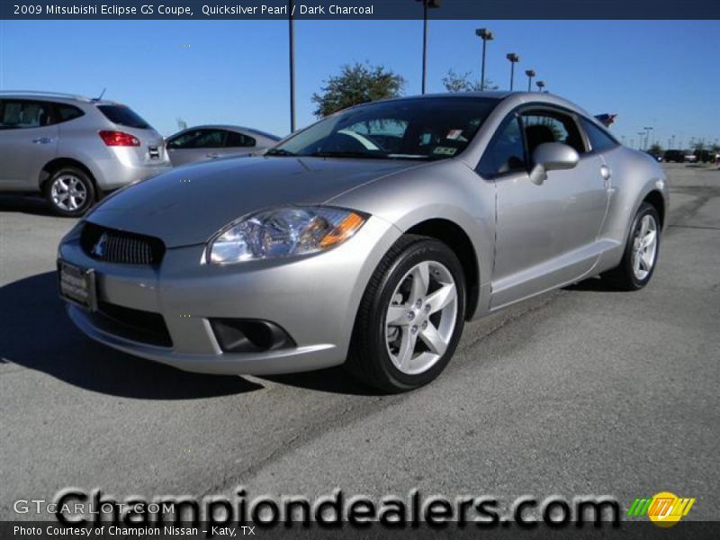 Quicksilver Pearl / Dark Charcoal 2009 Mitsubishi Eclipse GS Coupe