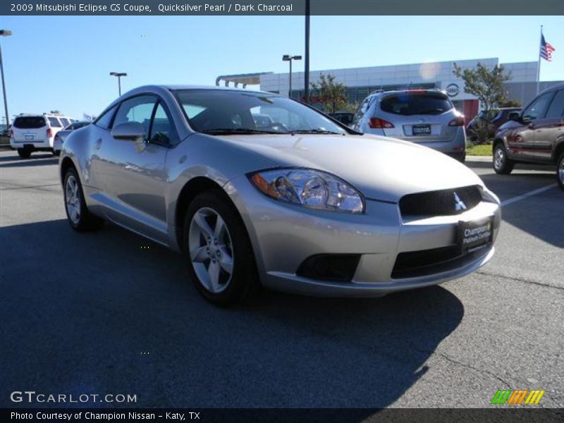 Quicksilver Pearl / Dark Charcoal 2009 Mitsubishi Eclipse GS Coupe