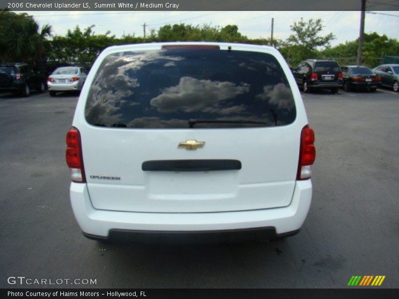 Summit White / Medium Gray 2006 Chevrolet Uplander LS