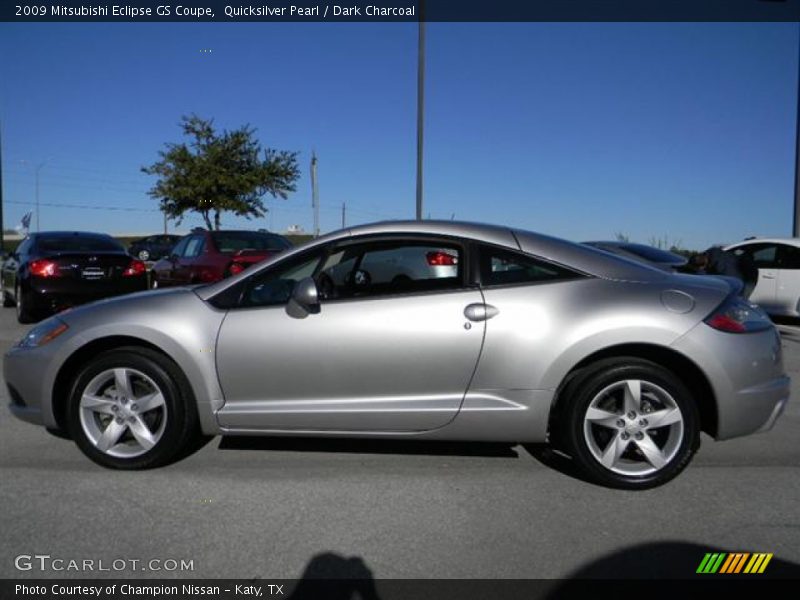 Quicksilver Pearl / Dark Charcoal 2009 Mitsubishi Eclipse GS Coupe