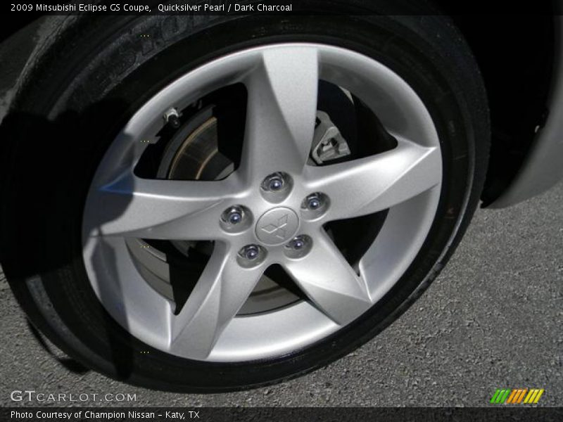 Quicksilver Pearl / Dark Charcoal 2009 Mitsubishi Eclipse GS Coupe