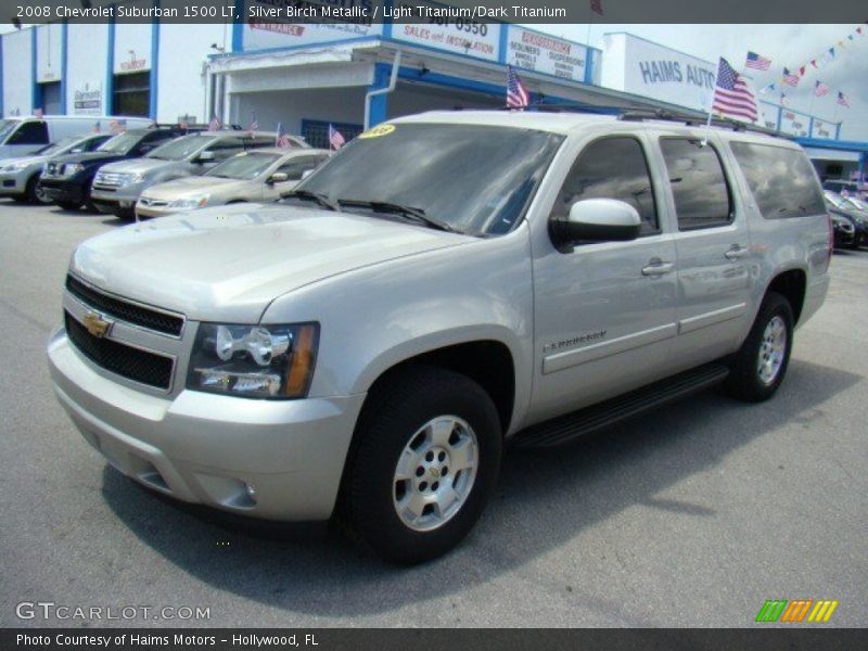 Silver Birch Metallic / Light Titanium/Dark Titanium 2008 Chevrolet Suburban 1500 LT