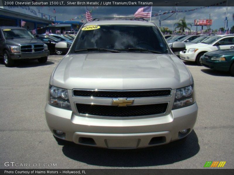 Silver Birch Metallic / Light Titanium/Dark Titanium 2008 Chevrolet Suburban 1500 LT