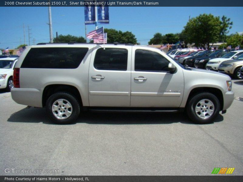 Silver Birch Metallic / Light Titanium/Dark Titanium 2008 Chevrolet Suburban 1500 LT