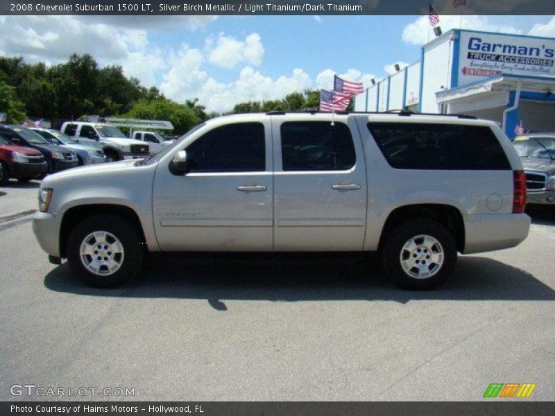 Silver Birch Metallic / Light Titanium/Dark Titanium 2008 Chevrolet Suburban 1500 LT