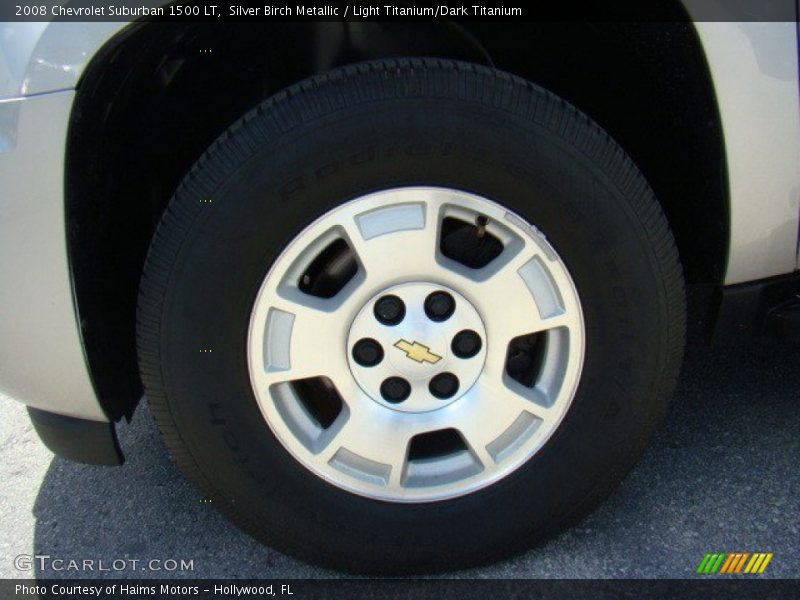 Silver Birch Metallic / Light Titanium/Dark Titanium 2008 Chevrolet Suburban 1500 LT