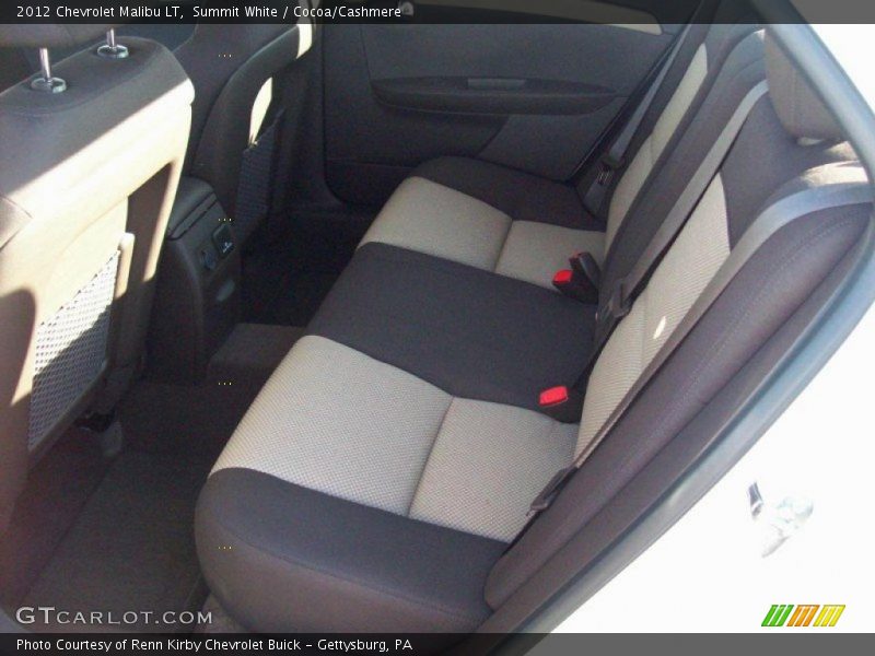 Summit White / Cocoa/Cashmere 2012 Chevrolet Malibu LT