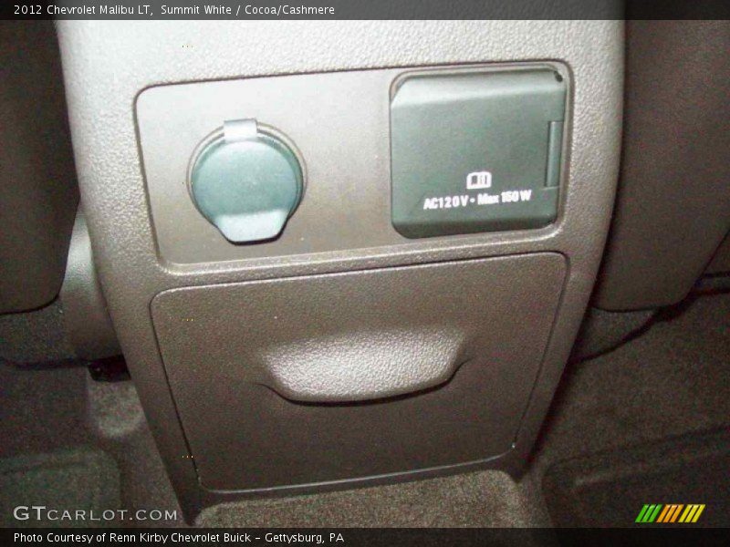 Summit White / Cocoa/Cashmere 2012 Chevrolet Malibu LT