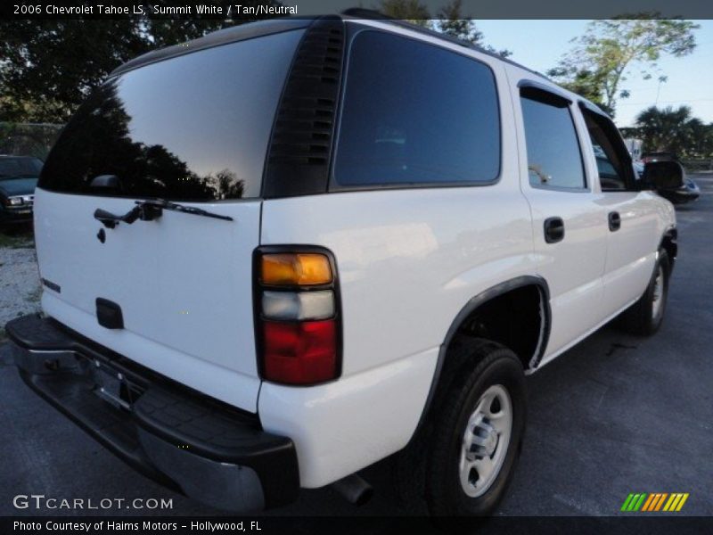 Summit White / Tan/Neutral 2006 Chevrolet Tahoe LS